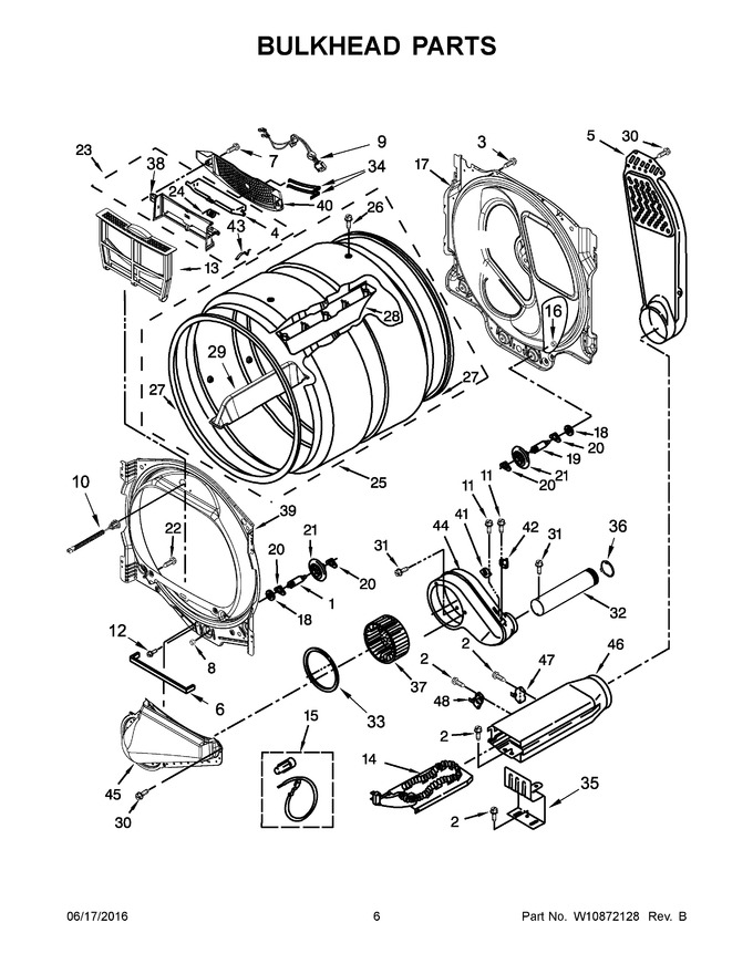 Diagram for YMEDB835DW3