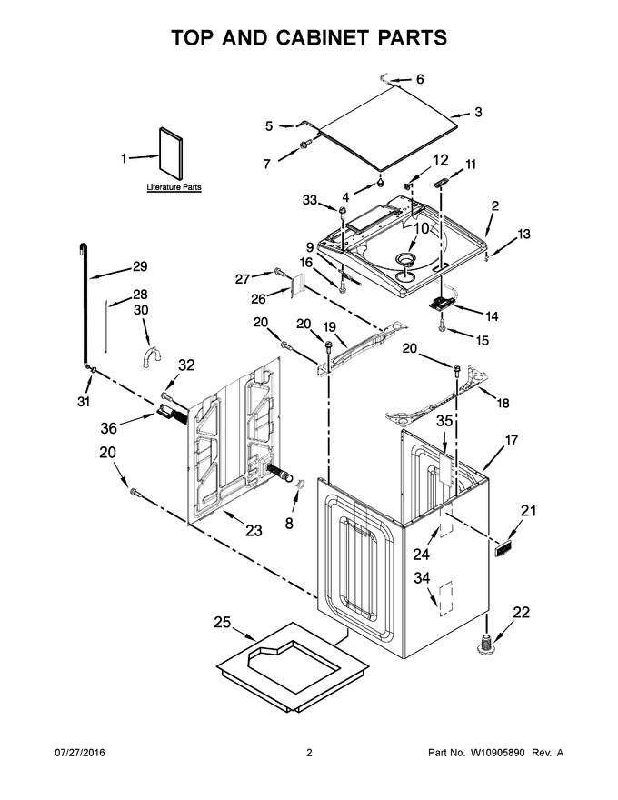 Diagram for MVWB855DC1