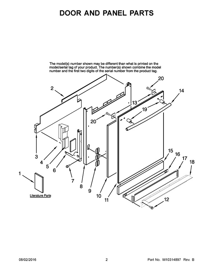 Diagram for JDB1255AWW2