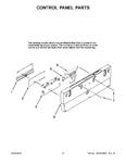 Diagram for 03 - Control Panel Parts