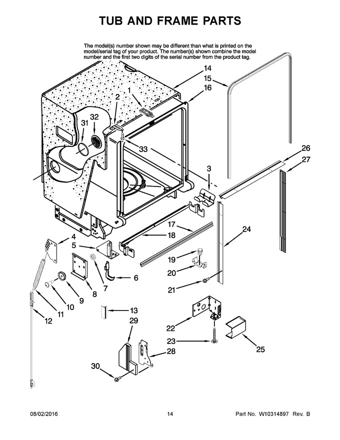 Diagram for JDB1255AWW2