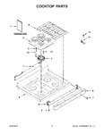 Diagram for 02 - Cooktop Parts