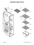 Diagram for 05 - Freezer Liner Parts