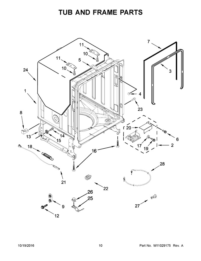 Diagram for JDB9000CWB3