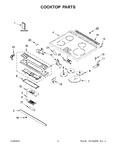 Diagram for 02 - Cooktop Parts