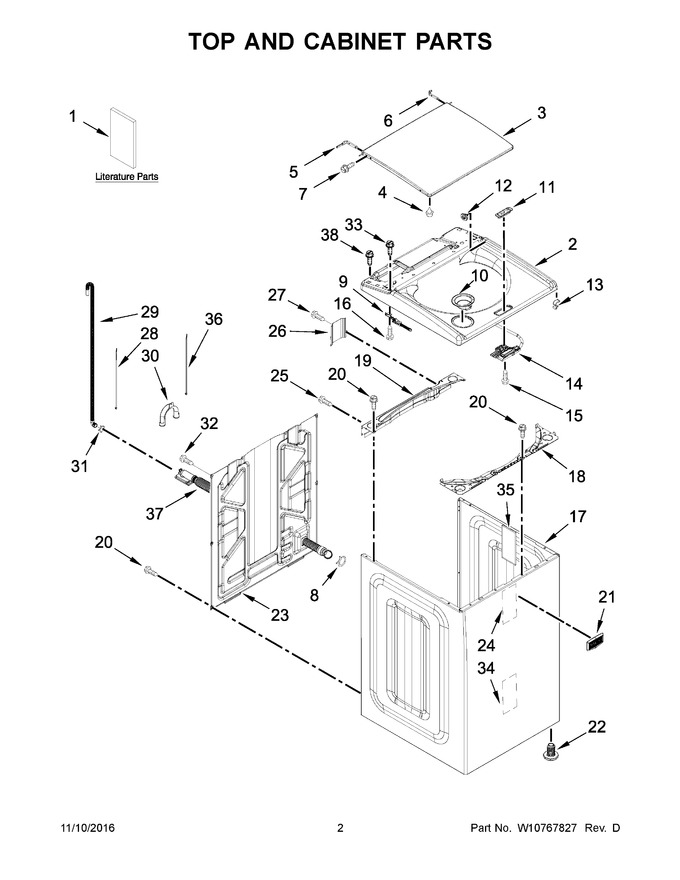 Diagram for MVWB855DC0