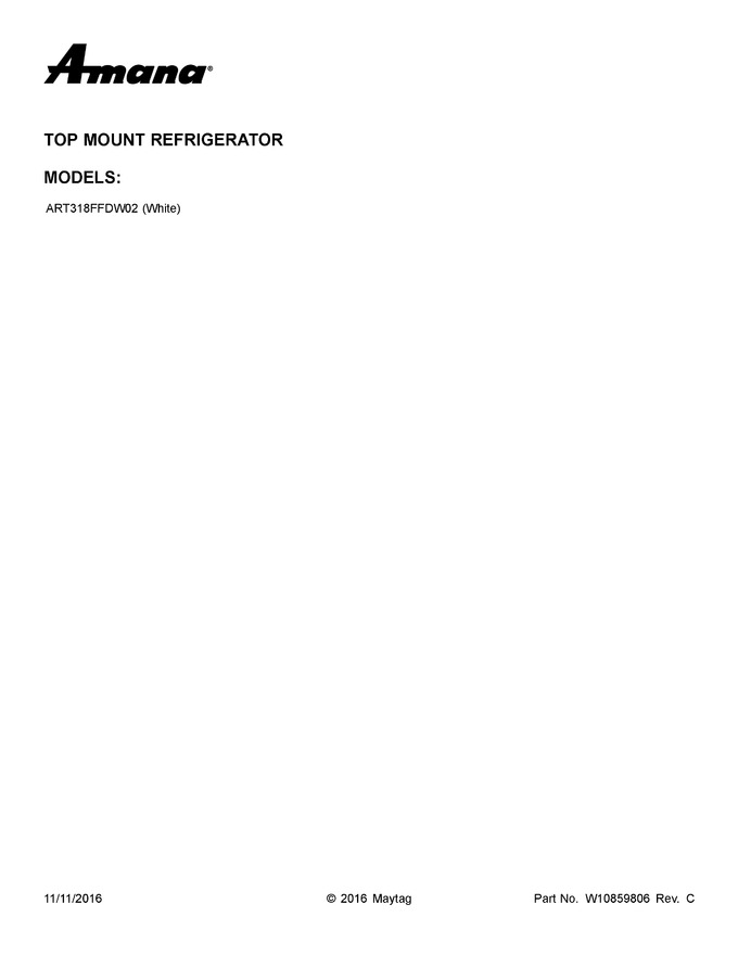 Diagram for ART318FFDW02