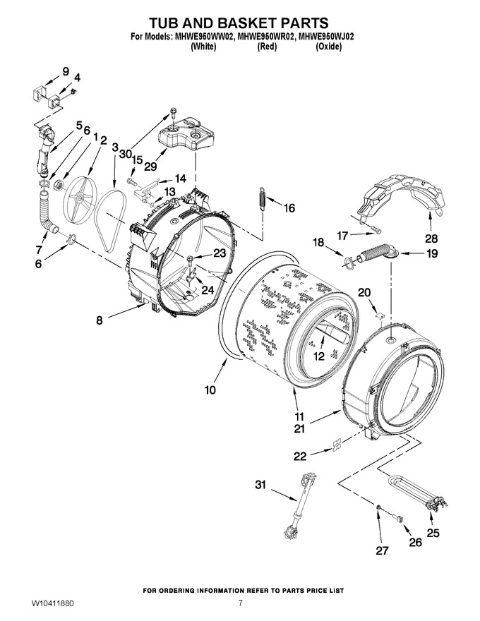 Diagram for MHWE950WW02