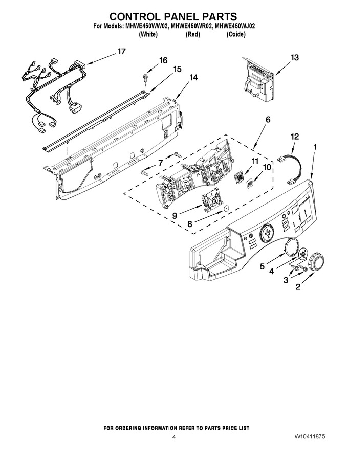 Diagram for MHWE450WW02