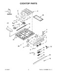 Diagram for 02 - Cooktop Parts