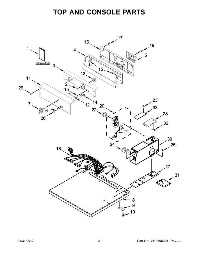 Diagram for MDE20CSAZW0