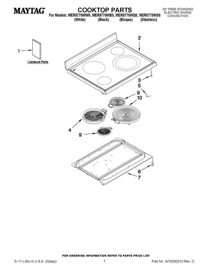 Diagram for MER8770WS0