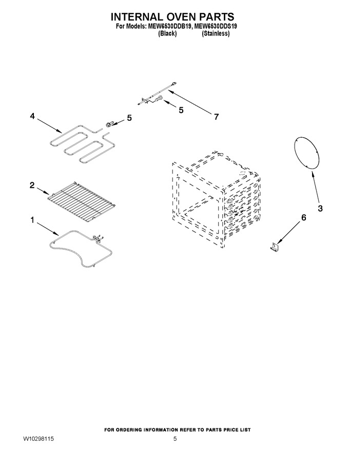 Diagram for MEW6530DDB19