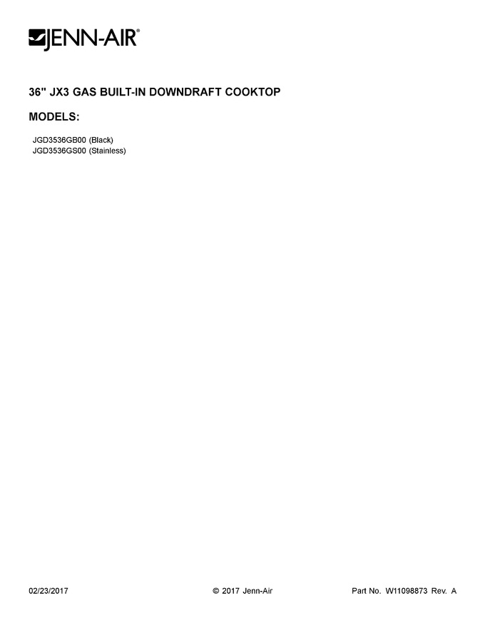 Diagram for JGD3536GS00