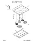 Diagram for 02 - Cooktop Parts