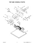 Diagram for 02 - Top And Console Parts