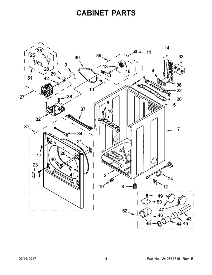 Diagram for YMEDB855DW3