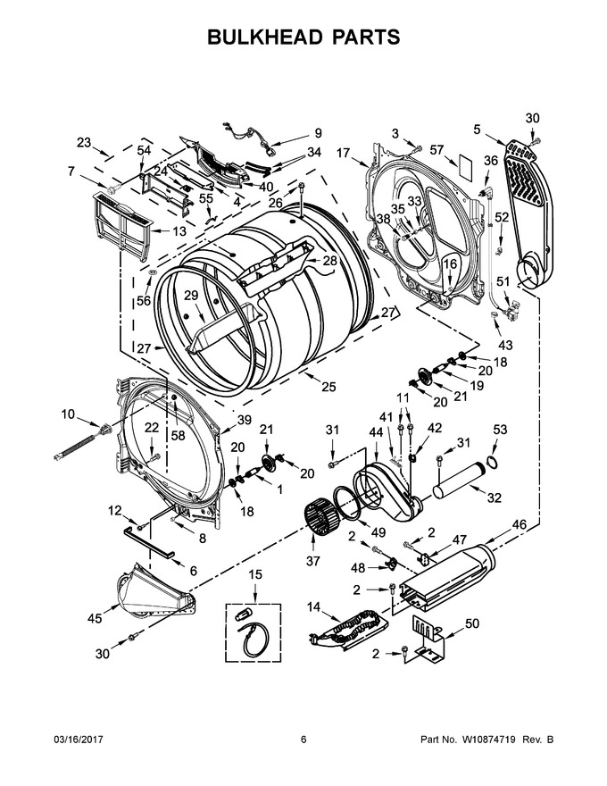 Diagram for YMEDB855DW3