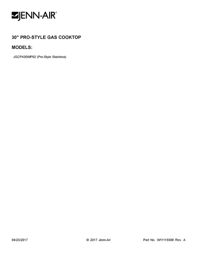 Diagram for JGCP430WP02