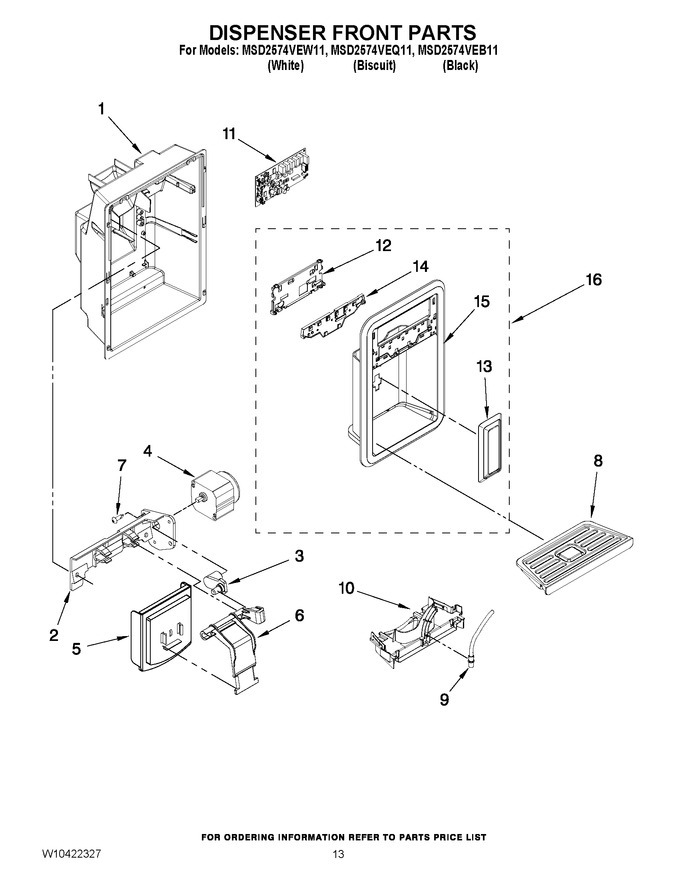 Diagram for MSD2574VEQ11
