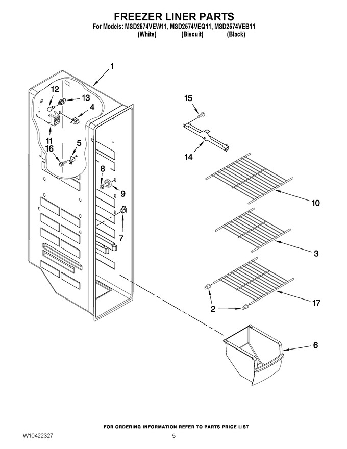 Diagram for MSD2574VEW11