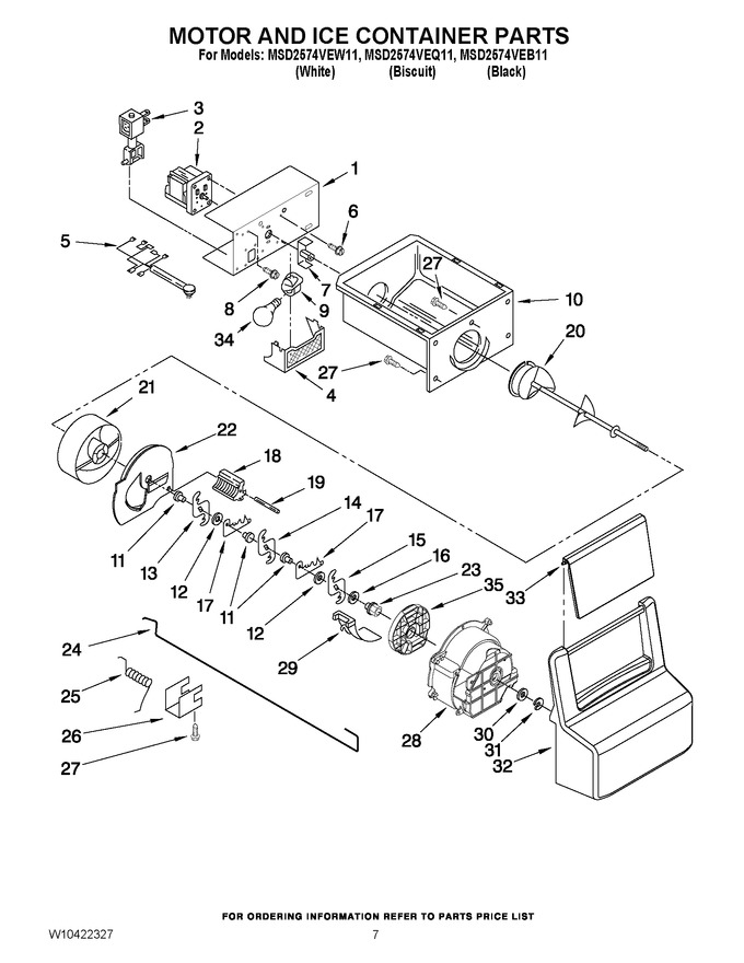 Diagram for MSD2574VEB11