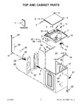 Diagram for 02 - Top And Cabinet Parts