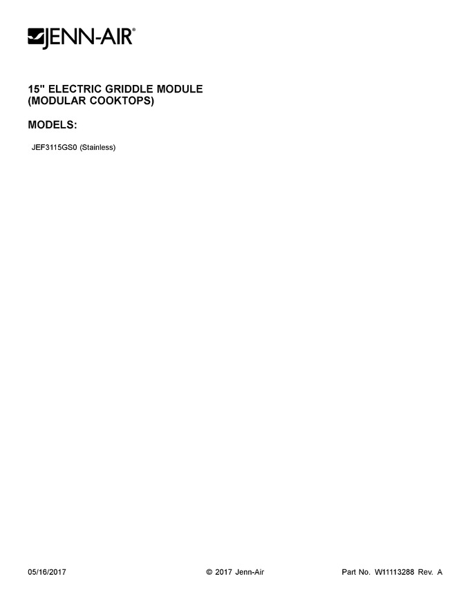 Diagram for JEF3115GS0