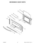 Diagram for 08 - Microwave Door Parts
