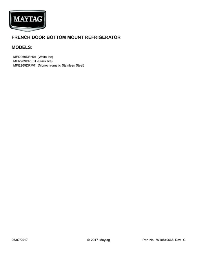 Diagram for MFI2269DRE01