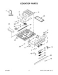 Diagram for 02 - Cooktop Parts
