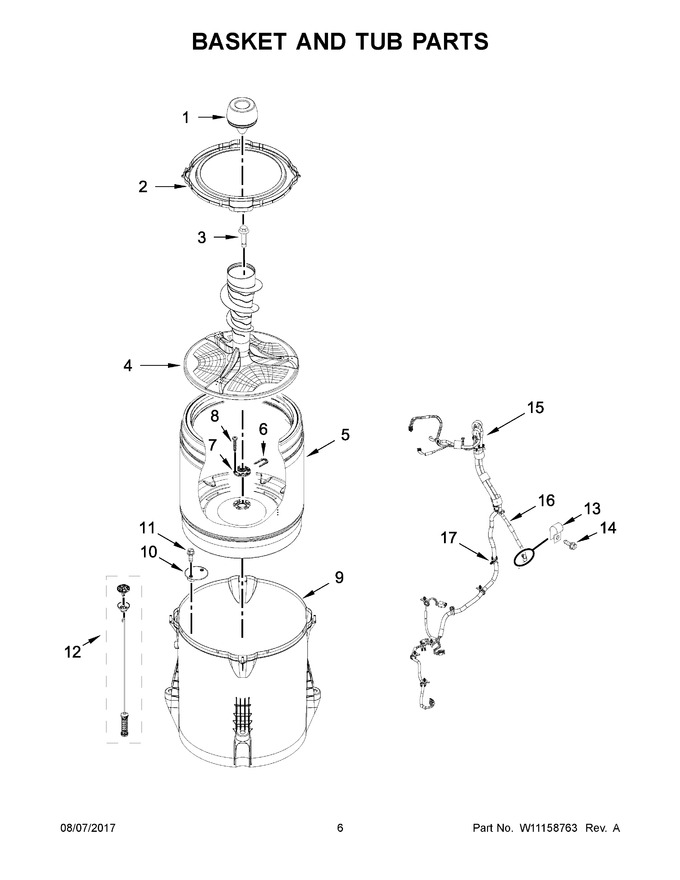 Diagram for MVWC565FW1