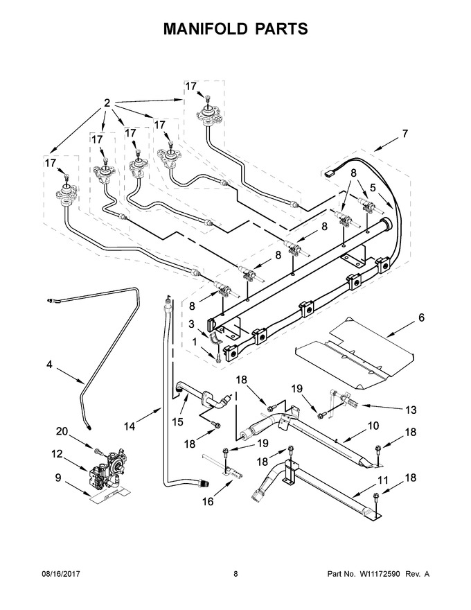 Diagram for MGR8800FW0