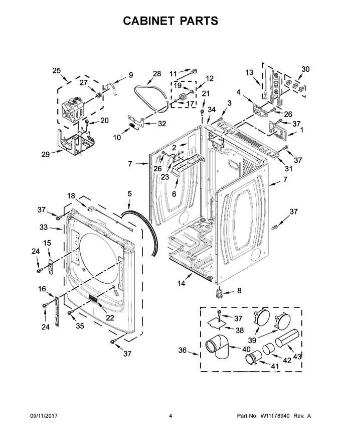 Diagram for MED5500FW1