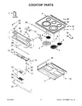 Diagram for 02 - Cooktop Parts