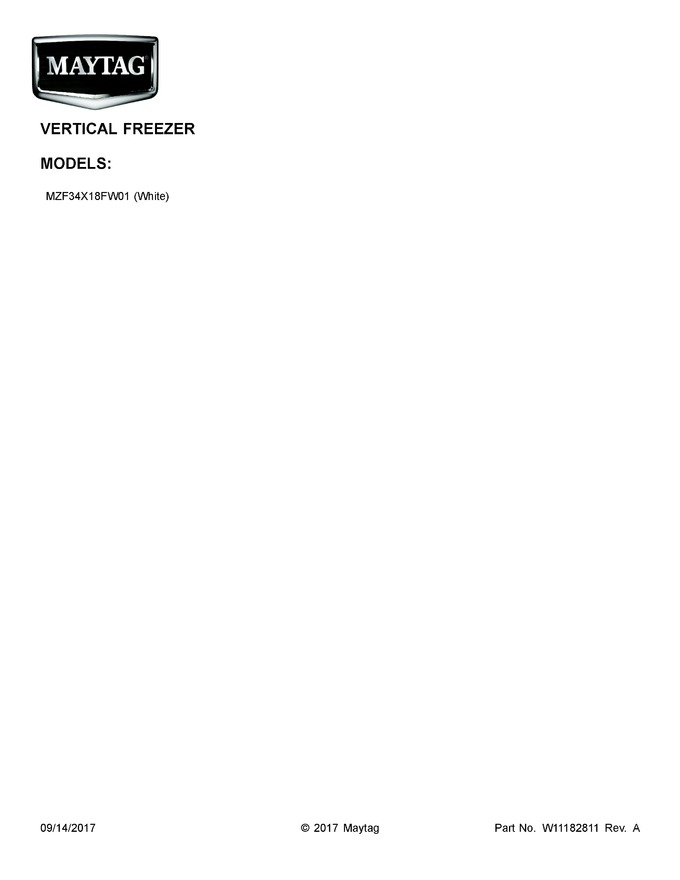 Diagram for MZF34X18FW01