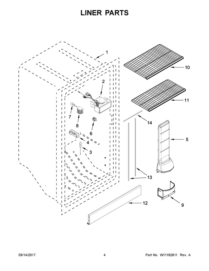 Diagram for MZF34X18FW01