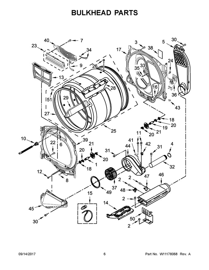 Diagram for YMEDB855DW4