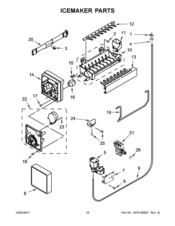 Diagram for MFW2055DRH00