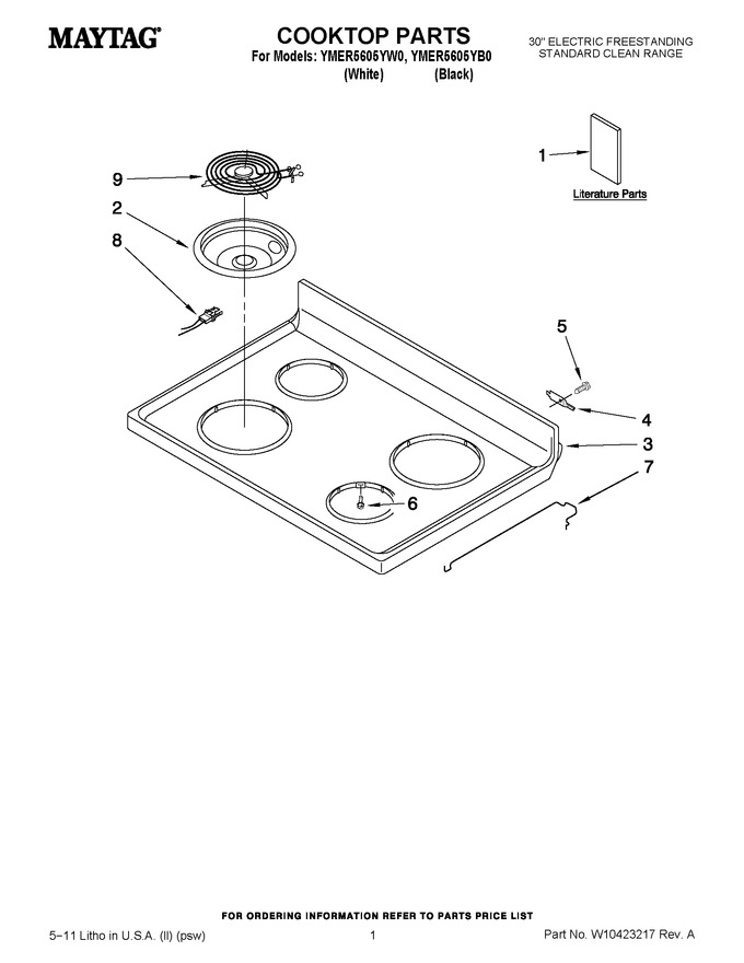 Diagram for YMER5605YB0
