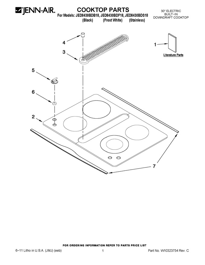 Diagram for JED8430BDB18