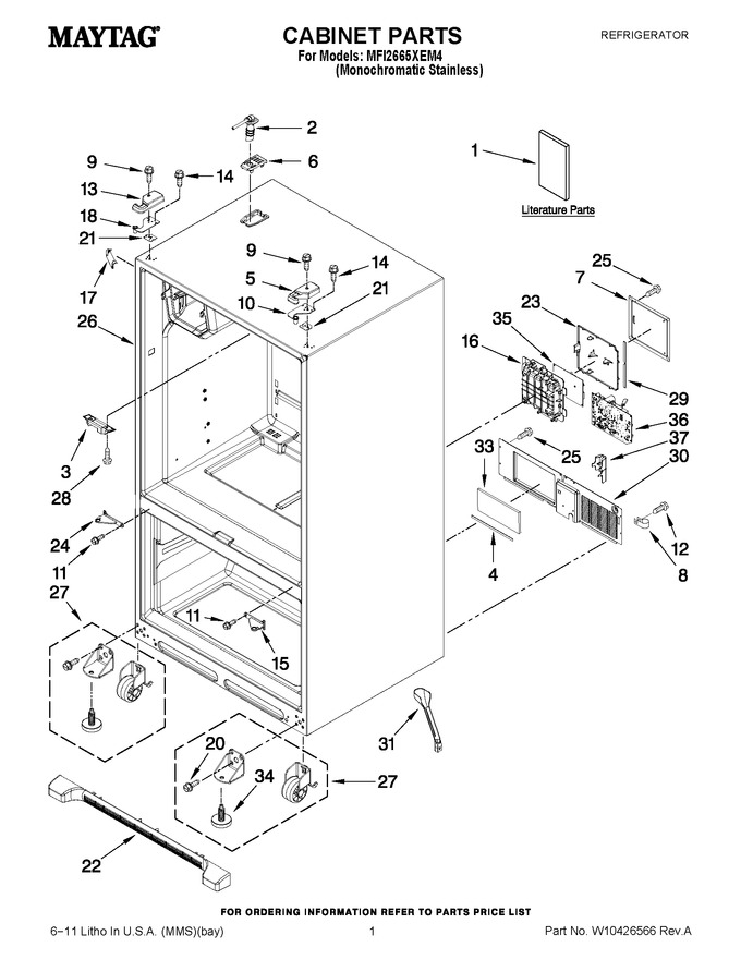 Diagram for MFI2665XEM4