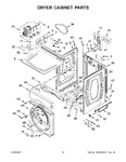 Diagram for 03 - Dryer Cabinet Parts