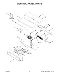 Diagram for 02 - Control Panel Parts