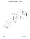 Diagram for 05 - Lower Oven Door Parts