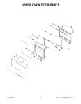 Diagram for 04 - Upper Oven Door Parts
