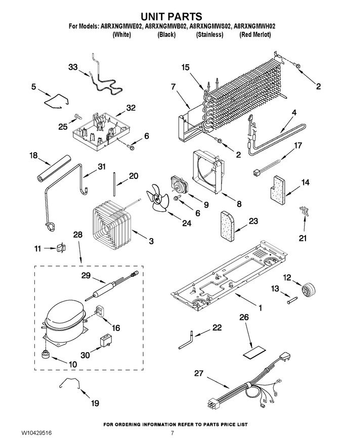 Diagram for A8RXNGMWH02