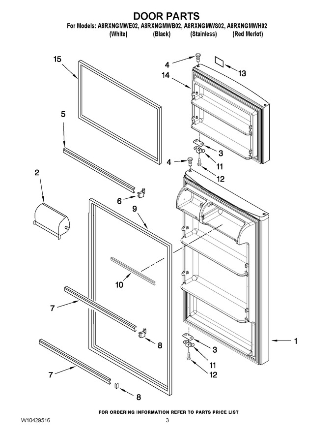 Diagram for A8RXNGMWH02