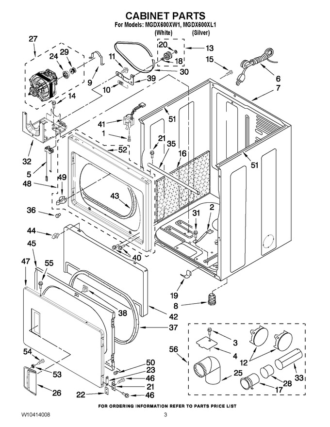 Diagram for MGDX600XW1
