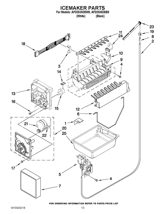 Diagram for AFD2535DEW8